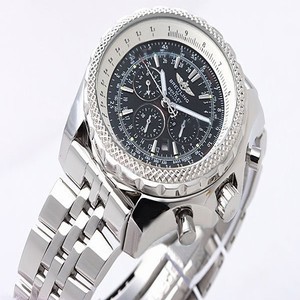 Breitling Bentley Motors A2536212-G552-970A Mens Silver Stainless Steel Strap Round Watch