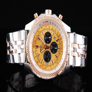 Breitling Bentley Motors A2536212/Q522 Mens 49mm Silver Stainless Steel Strap Watch