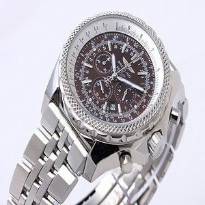 Breitling Bentley Motors A25363 46mm Silver Stainless Steel Strap Mens Watch