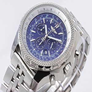Breitling Bentley Motors Blue Dial Stainless Steel Case Blue Dial Watch