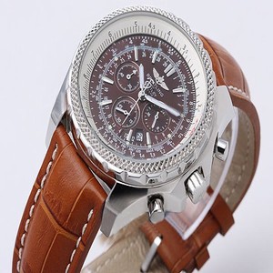 Breitling Bentley Motors Brown Dial Quartz Chronograph Mens 46mm Watch