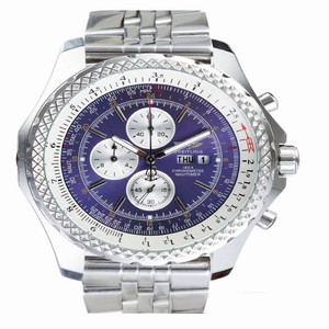 Breitling Bentley Motors GMT A1336313 Round Blue Dial Quartz Chronograph Watch