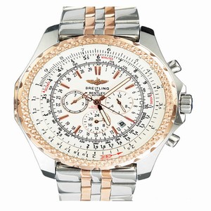 Breitling Bentley Motors GMT A2536313/G552 Automatic Round White Dial Watch