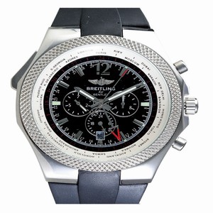 Breitling Bentley Motors GMT A4736212/B919/210S Stainless Steel Case Black Dial Watch