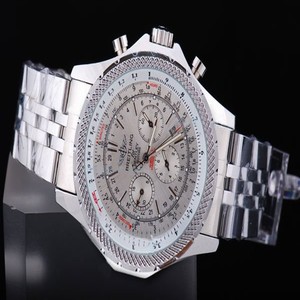 Breitling Bentley Motors GMT Steel Grey Dial Stainless Steel Case Grey Dial Round Watch