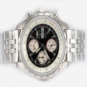 Breitling Bentley Motors GT A13363 Stainless Steel Case Black Dial 45mm Watch