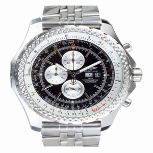Breitling Bentley Motors GT DG3462 Silver Stainless Steel Strap Round Midsize Watch