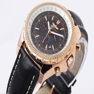 Breitling Bentley Motors K2536212-B687-761P 18K Gold Case Mens Watch