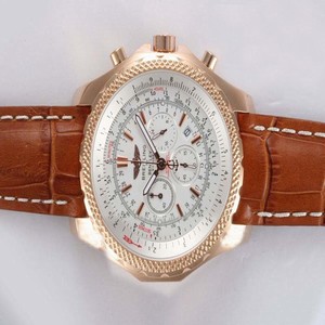 Breitling Bentley Motors K2536212/G555-755P White Dial Quartz Chronograph Round Watch