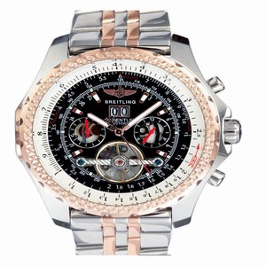 Breitling Bentley Motors Mulliner Tourbillon A25363 Rose Gold Case 48.7mm Watch