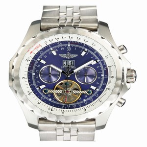 Breitling Bentley Motors Mulliner Tourbillon A2536313/C618 Blue Dial Stainless Steel Bezel Watch