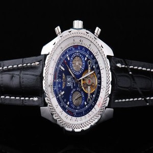 Breitling Bentley Motors Mulliner Tourbillon Beige Dial 49mm Stainless Steel Case Watch