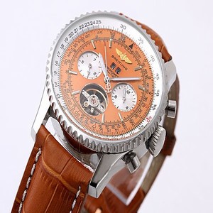 Breitling Bentley Motors Mulliner Tourbillon Beige Dial Orange Dial 46mm Watch