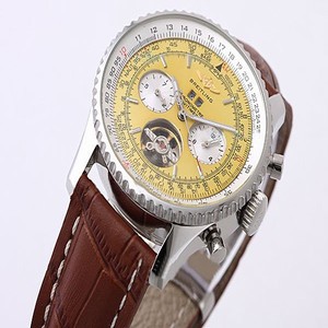 Breitling Bentley Motors Mulliner Tourbillon Beige Dial Yellow Dial Automatic Watch