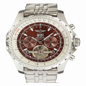 Breitling Bentley Motors Mulliner Tourbillon H18841 Brown Dial Stainless Steel Case 48.7mm Watch
