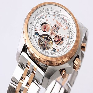 Breitling Bentley Motors Mulliner Tourbillon L18841 Automatic Rose Gold Bezel White Dial Watch