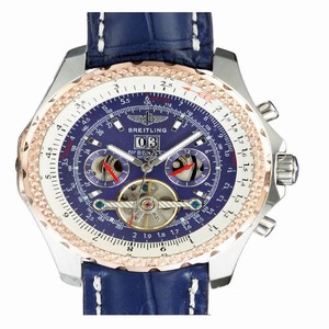Breitling Bentley Motors Mulliner Tourbillon L18841 Blue Dial 48.7mm Tourbillon Watch
