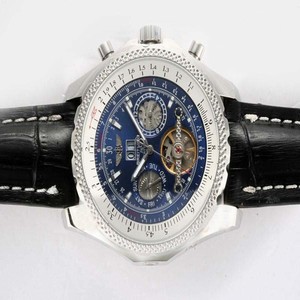 Breitling Bentley Motors Mulliner Tourbillon L18841 Blue Dial Stainless Steel Case 47mm Watch