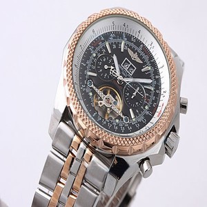 Breitling Bentley Motors Mulliner Tourbillon L18841 Rose Gold Case Stainless Steel with Rose Gold Bezel Midsize Watch
