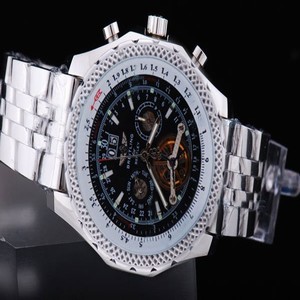 Breitling Bentley Motors Mulliner Tourbillon L18841 Stainless Steel Bezel Mens Watch