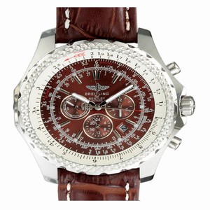 Breitling Bentley Motors T A2536212/Q565 Mens 48.7mm Brown Cow Leather Strap Watch