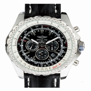 Breitling Bentley Motors T A2536313/B954 Black Dial Stainless Steel Case Stainless Steel Bezel Watch