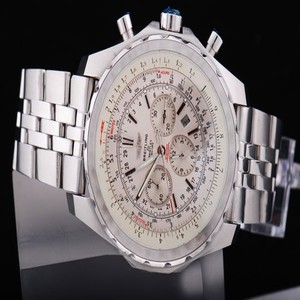 Breitling Bentley Motors T A2536313/G552-974A Stainless Steel Case Grey Dial Round Watch