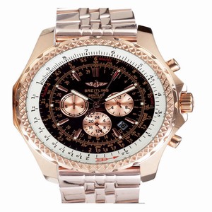 Breitling Bentley Motors T A2536313/Q502 Rose Gold Case Black Dial Round Watch