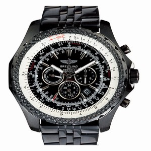 Breitling Bentley Motors T Black Dial Stainless Steel Case Stainless Steel Bezel Black Dial Watch