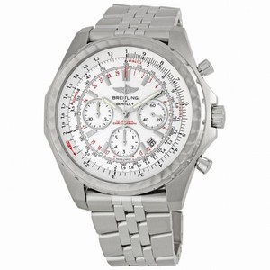 Breitling Bentley Motors T Silver Dial Men's Watch A2536313-G675SS