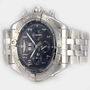 Breitling Blackbird B.Steel Round Silver Stainless Steel Strap Watch