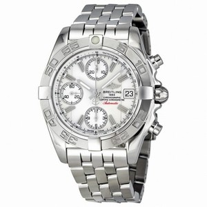Breitling Chrono Galactic Silver Dial Men's Watch A13358L2-A683SS