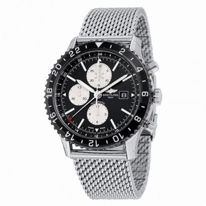 Breitling Chronoliner Black Dial Stainless Steel Automatic Men's Watch Y2431012/BE10MSS