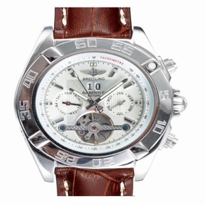 Breitling Chronomat B01 AB011011-G684BRCD Stainless Steel Case White Dial 43.5mm Watch