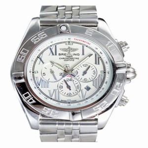 Breitling Chronomat B01 AB011012/A690-SS Automatic 43.5mm White Dial Watch