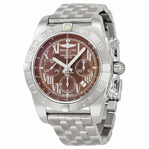 Breitling Chronomat B01 Brown Dial Stainless Steel Men's Watch AB011011-Q566SS
