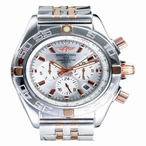 Breitling Chronomat B01 C.Steel 01 Stainless Steel Case Stainless Steel Bezel White Dial Watch