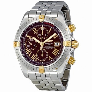 Breitling Chronomat Evolution Burgundy Dial Automatic Men's Watch B1335611-K521SS