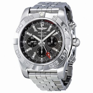 Breitling Chronomat GMT Automatic Grey Dial Men's Watch AB041012-F556SS