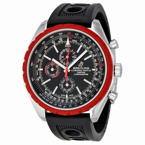 Breitling Chronomatic 1461 Mechanical Black Dial Black Rubber Men's Watch A1936003-BA94BKOR