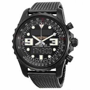 Breitling Chronospace Blacksteel Analog-Digital Multi-Function Men's Watch M7836522-BA26SS