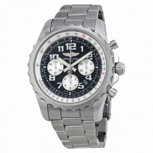 Breitling Chronospace Chronograph Automatic Black Dial Stainless Steel Men's Watch A2336035-BB97SS