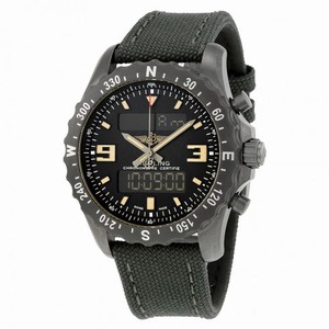 Breitling Chronospace Military Black Dial Black Carbon-based Stainless Steel Men's Watch M7836622-BD39GCVT