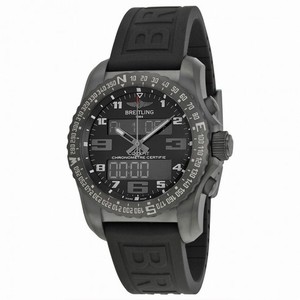 Breitling Cockpit B50 Night Mission Analog-Digital Dial Black Rubber Men's Watch VB501022-BD41BKP3D