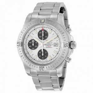 Breitling Colt Chronograph Automatic Stratus Silver Dial Stainless Steel Men's Watch A1338811-G804SS
