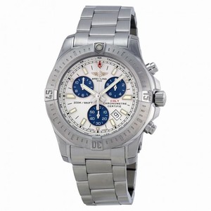 Breitling Colt Chronograph Silver Dial Stainless Steel Men's Watch A7338811-G790SS