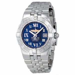 Breitling Galactic 30 Blue Dial Stainless Steel Ladies Watch A71340L2-C778SS
