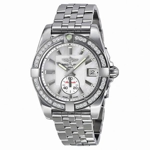 Breitling Galactic 36 Automatic Diamond Mother of Pearl Dial Ladies Watch A3733053-A716SS