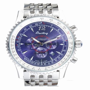 Breitling Montbrillant A4137012/Q546-SS Round Purple Dial Automatic Watch
