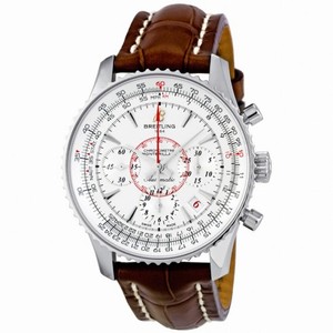 Breitling Montbrilliant 01 Silver Dial Chronograph Automatic Men's Watch AB013112-G709BRCT